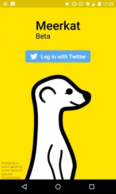 Meerkat Unofficial android App screenshot 1